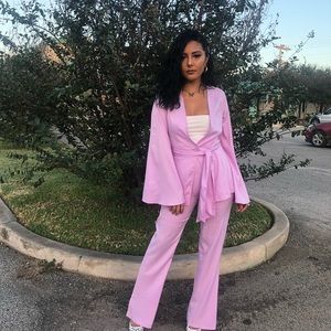 Lilac Matching Pant Set